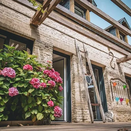 Dhotes Galet En Lin Dans Entre & Campagne Bed & Breakfast Octeville-sur-Mer